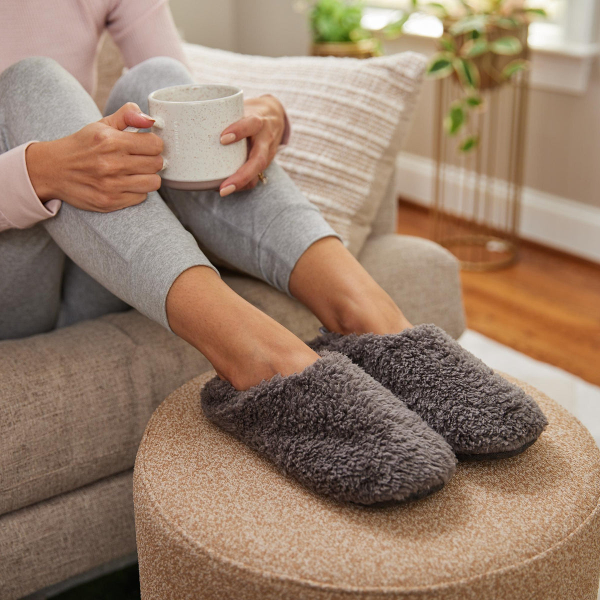 Women’s Equinox Slipper Socks 2-Pack Fir