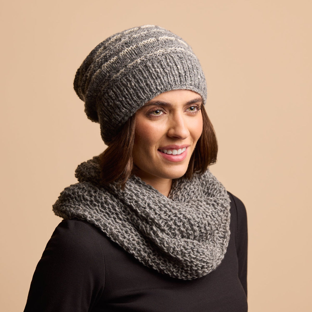 Telluride Wool Knit Slouchy Cap