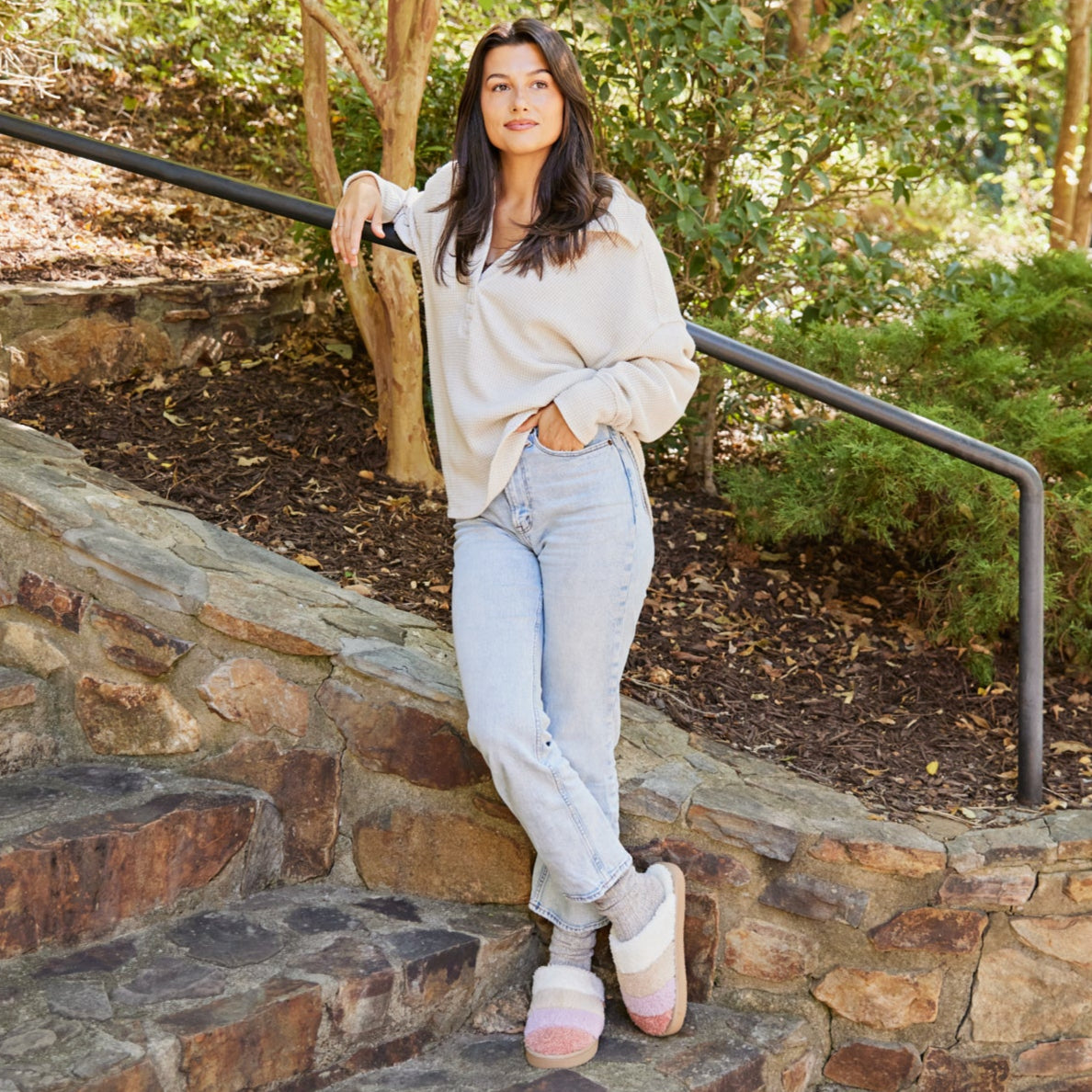 Women’s Aurora Sherpa Ombre Mule Crepe Myrtle