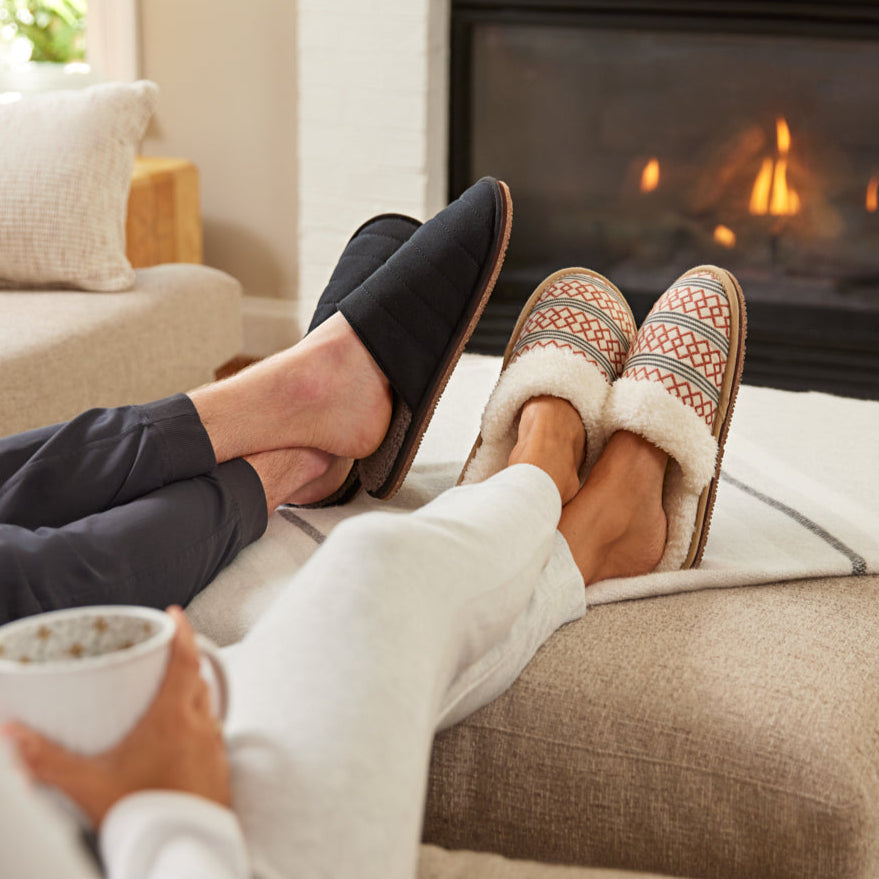 Women’s Aurora Sherpa Lined Mule Persimmon