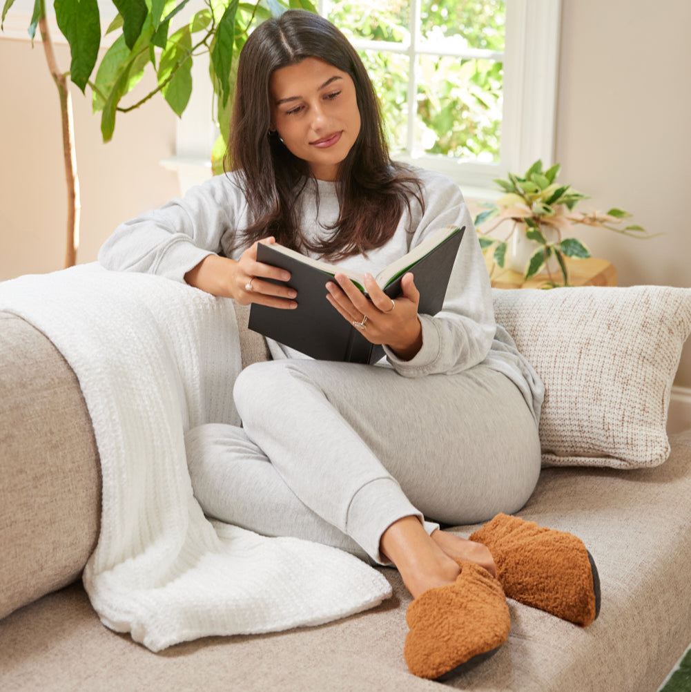 Women's Aurora Slipper Socks Sable