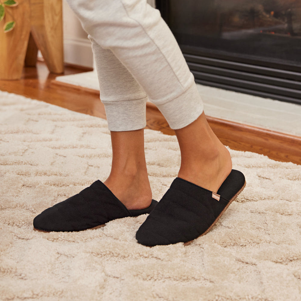Women’s Quilted Mule Slipper Black Canyon