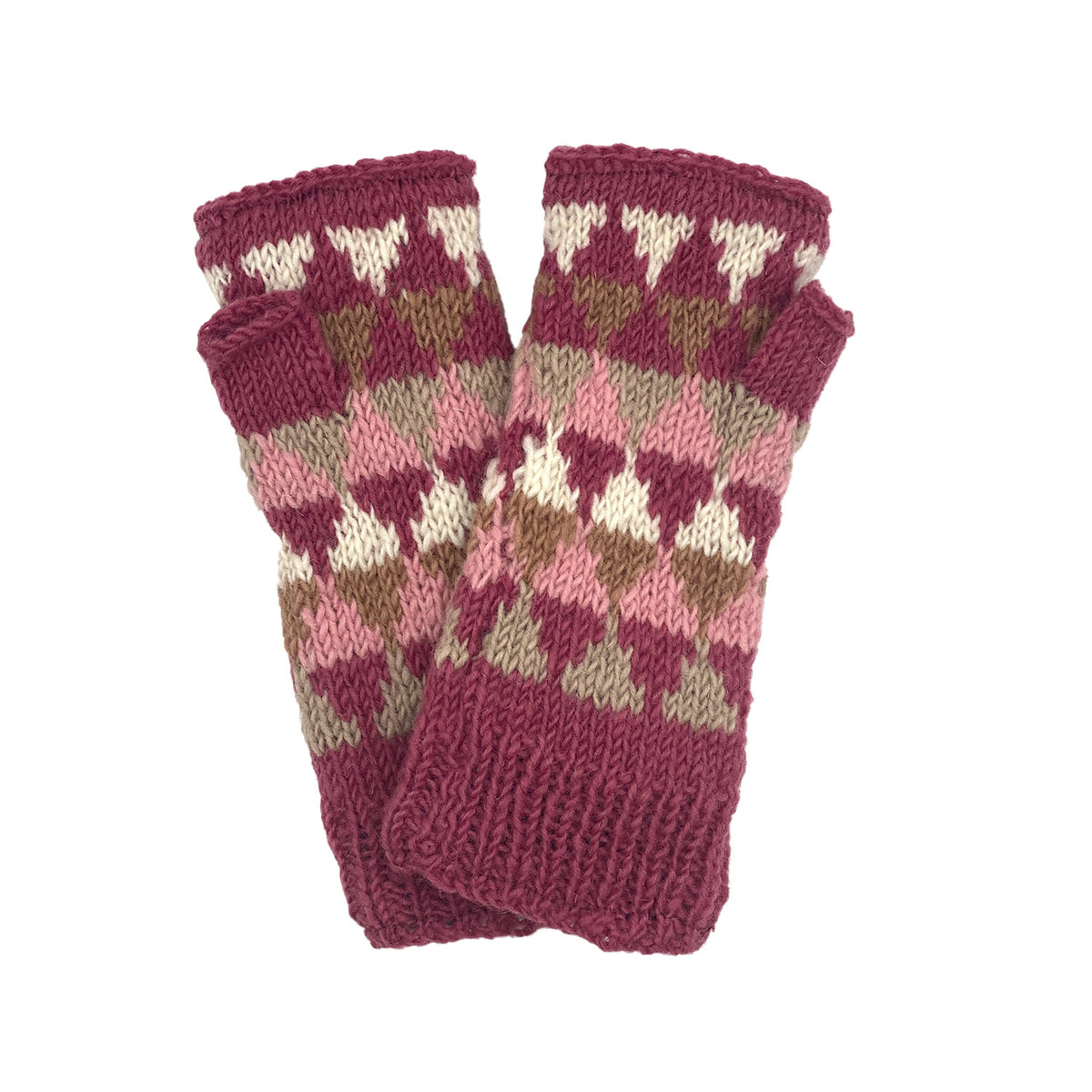 Jaya Wool Knit Half Mitten