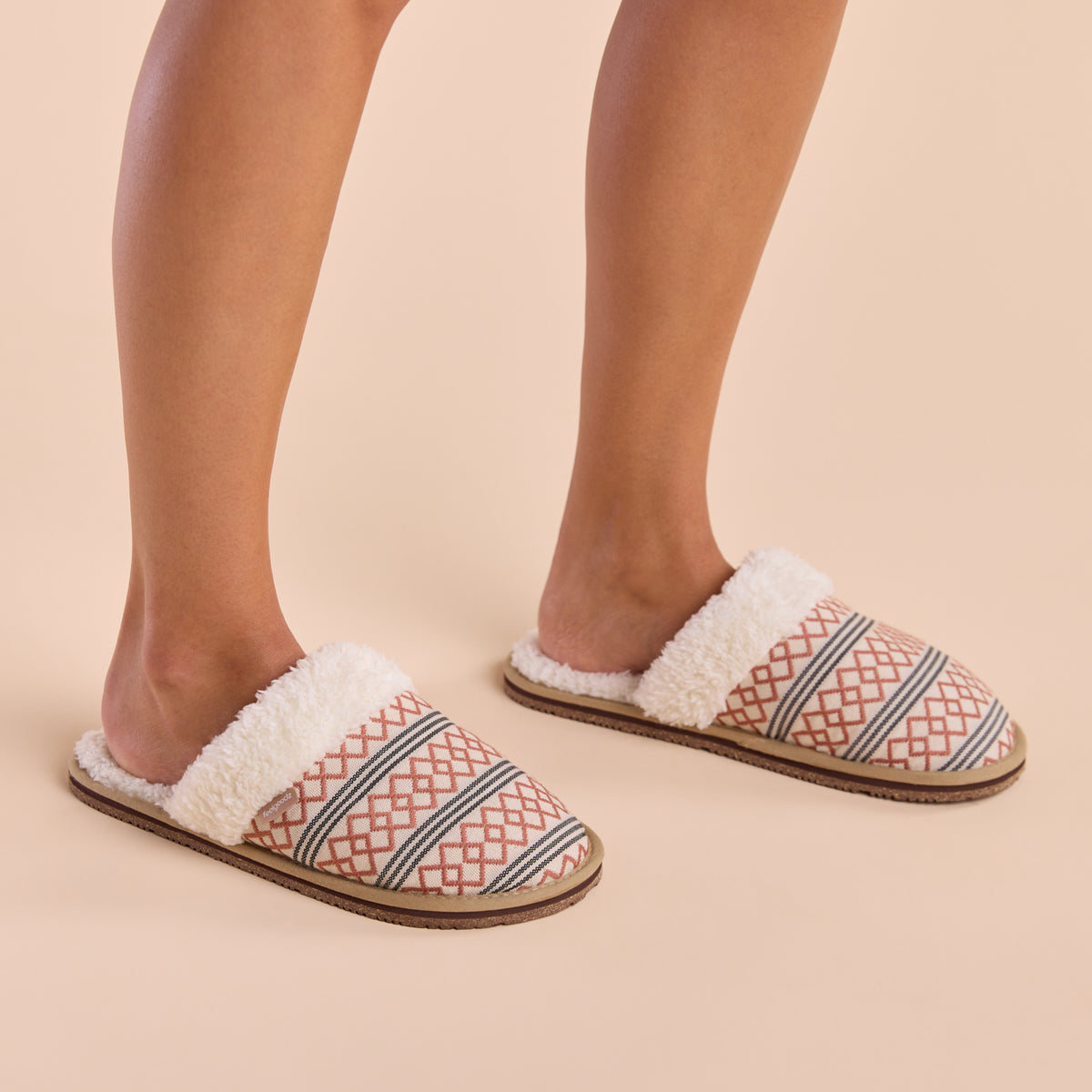 Women’s Aurora Sherpa Lined Mule Persimmon