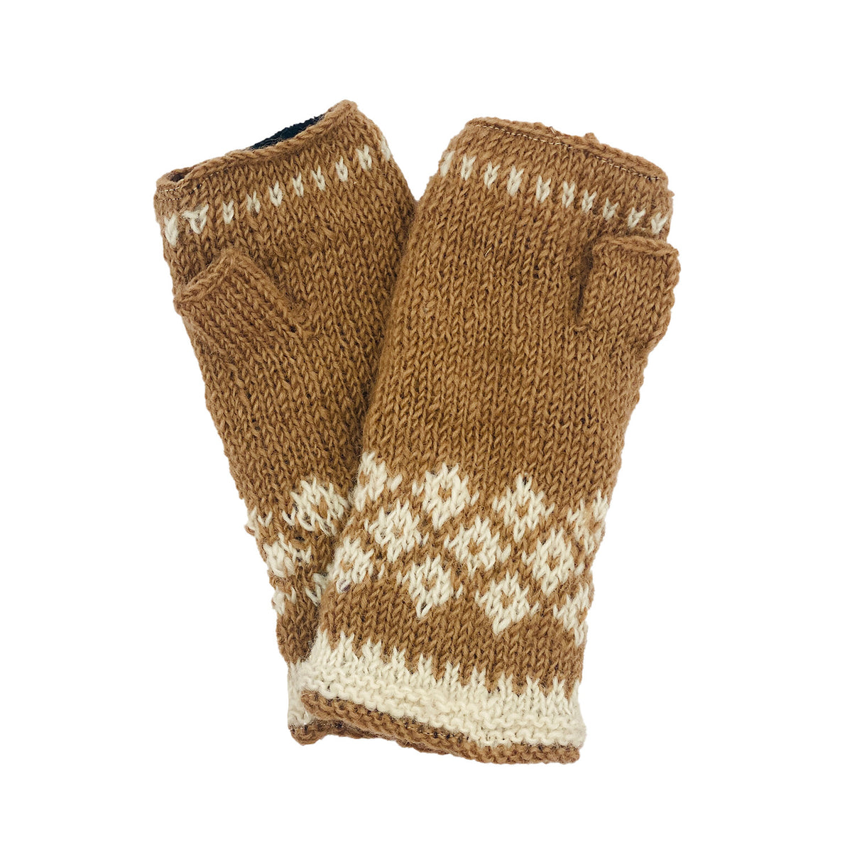 Vail Wool Knit Half Mitten