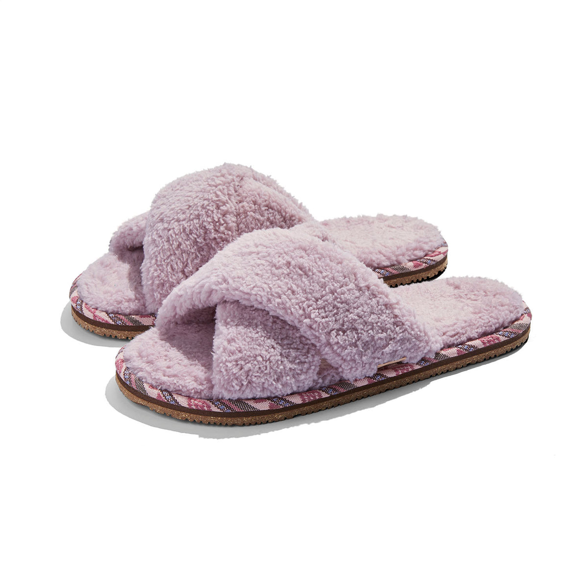 Women’s Equinox Sherpa Cross-Strap Slipper Blossom