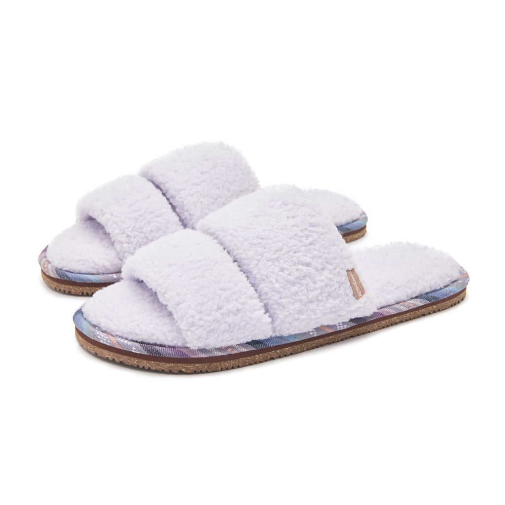 Women’s Sherpa Double Strap Slipper Lily