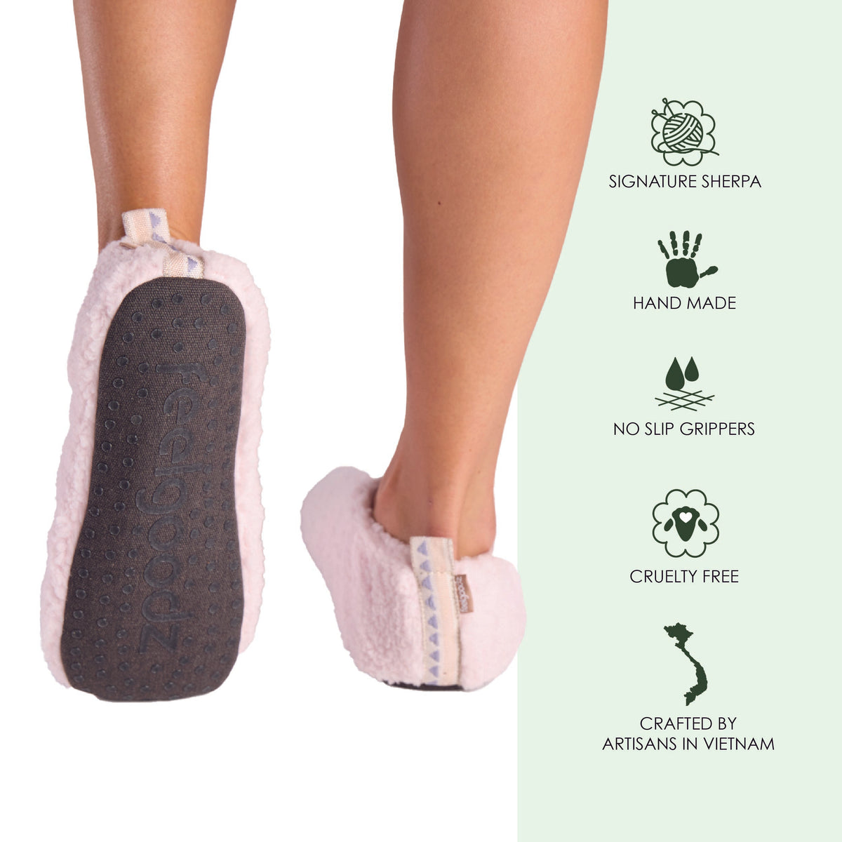 Women’s Aurora Slipper Socks Peony