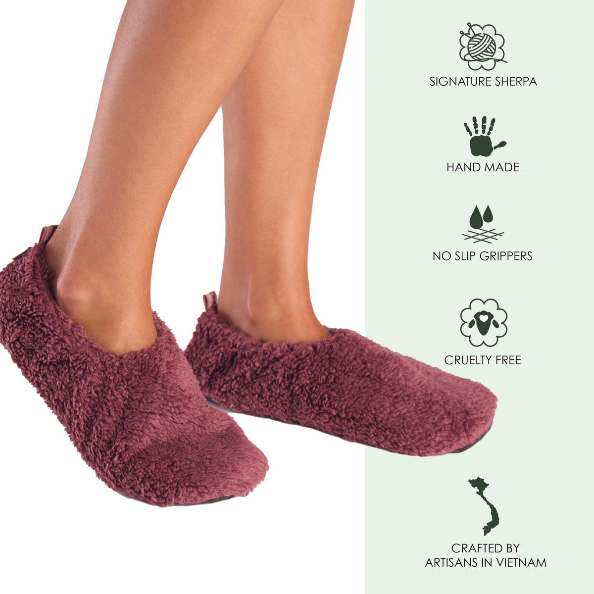 Women's Aurora Slipper Socks Aster