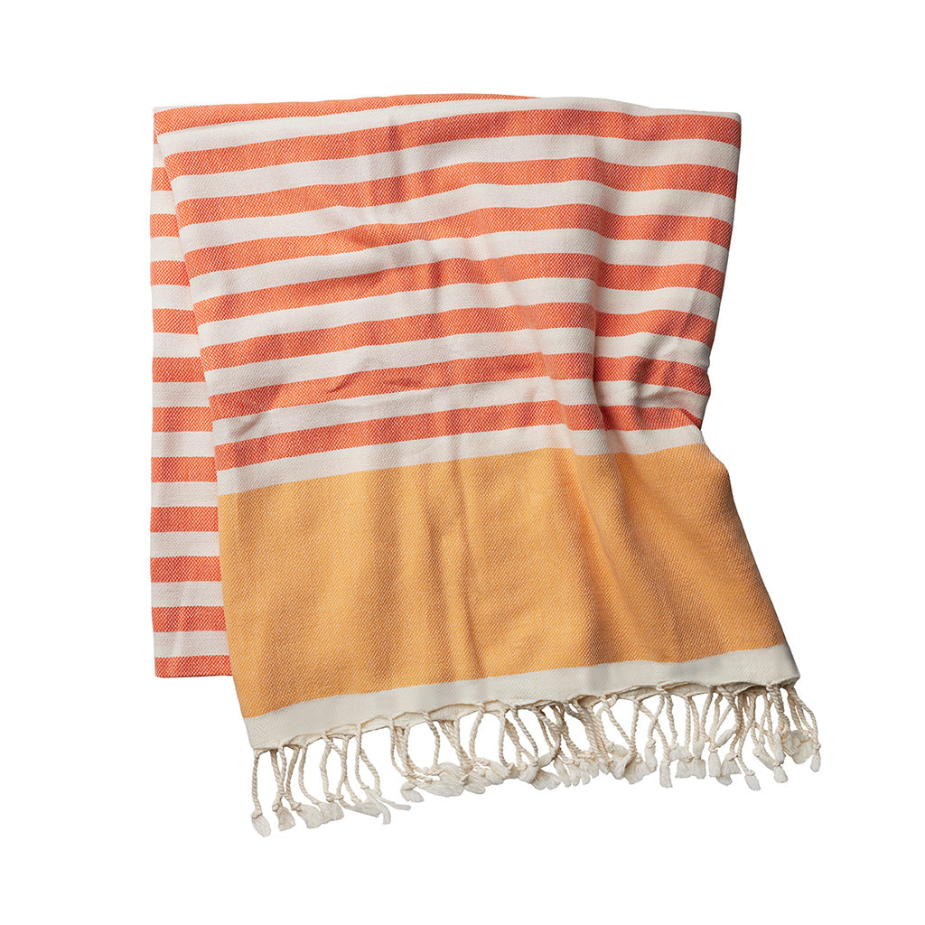 Artisan Turkish Towel Tangerine