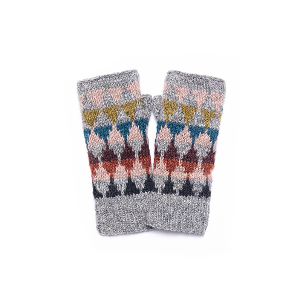 Jaya Wool Knit Half Mitten Cabin