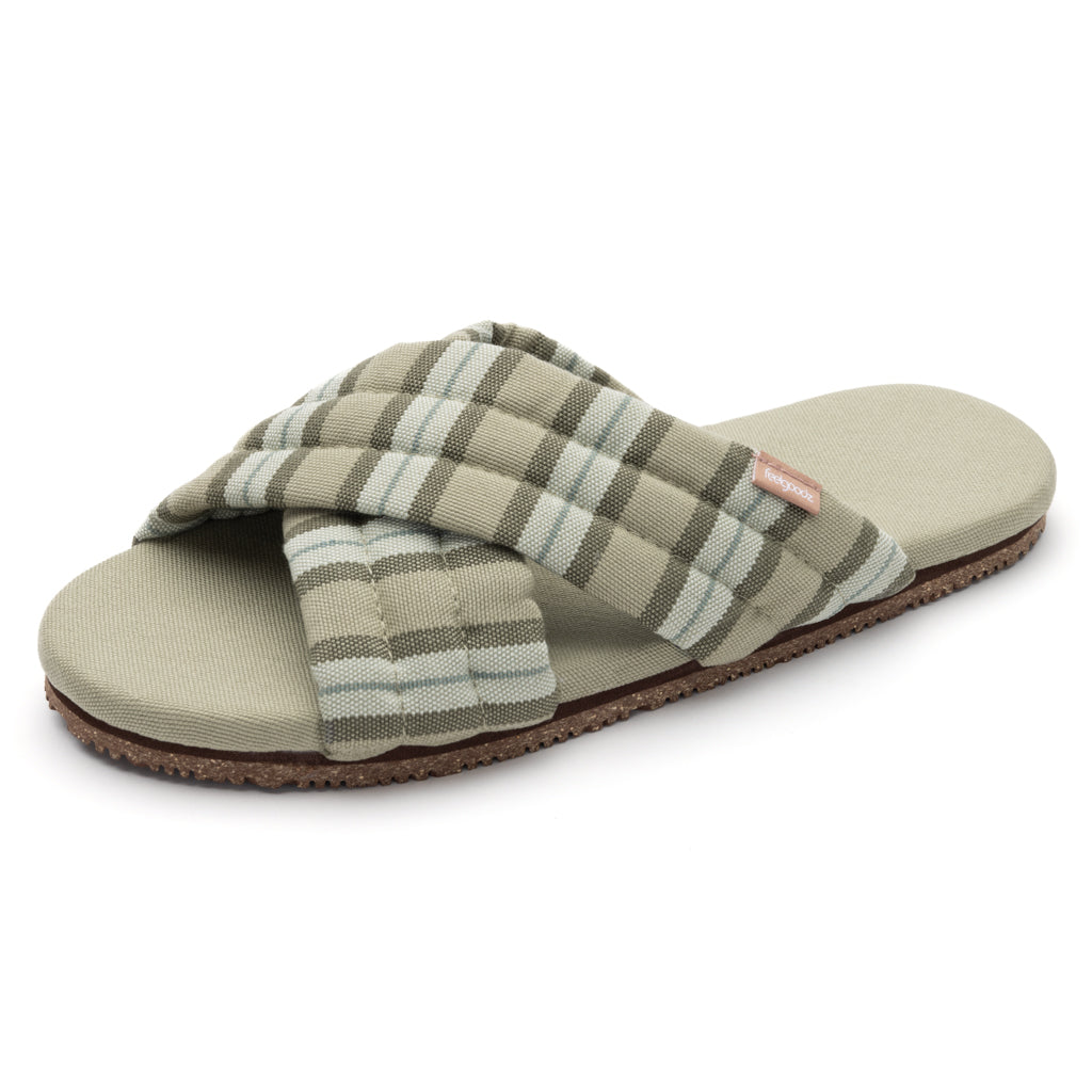 Women’s Quilted Cross-Strap Slipper Thyme